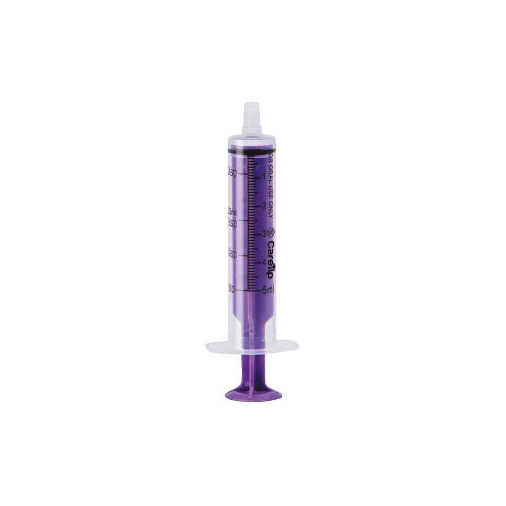 5ml CareTip Oral/Enteral Feeding Single-Use Syringes