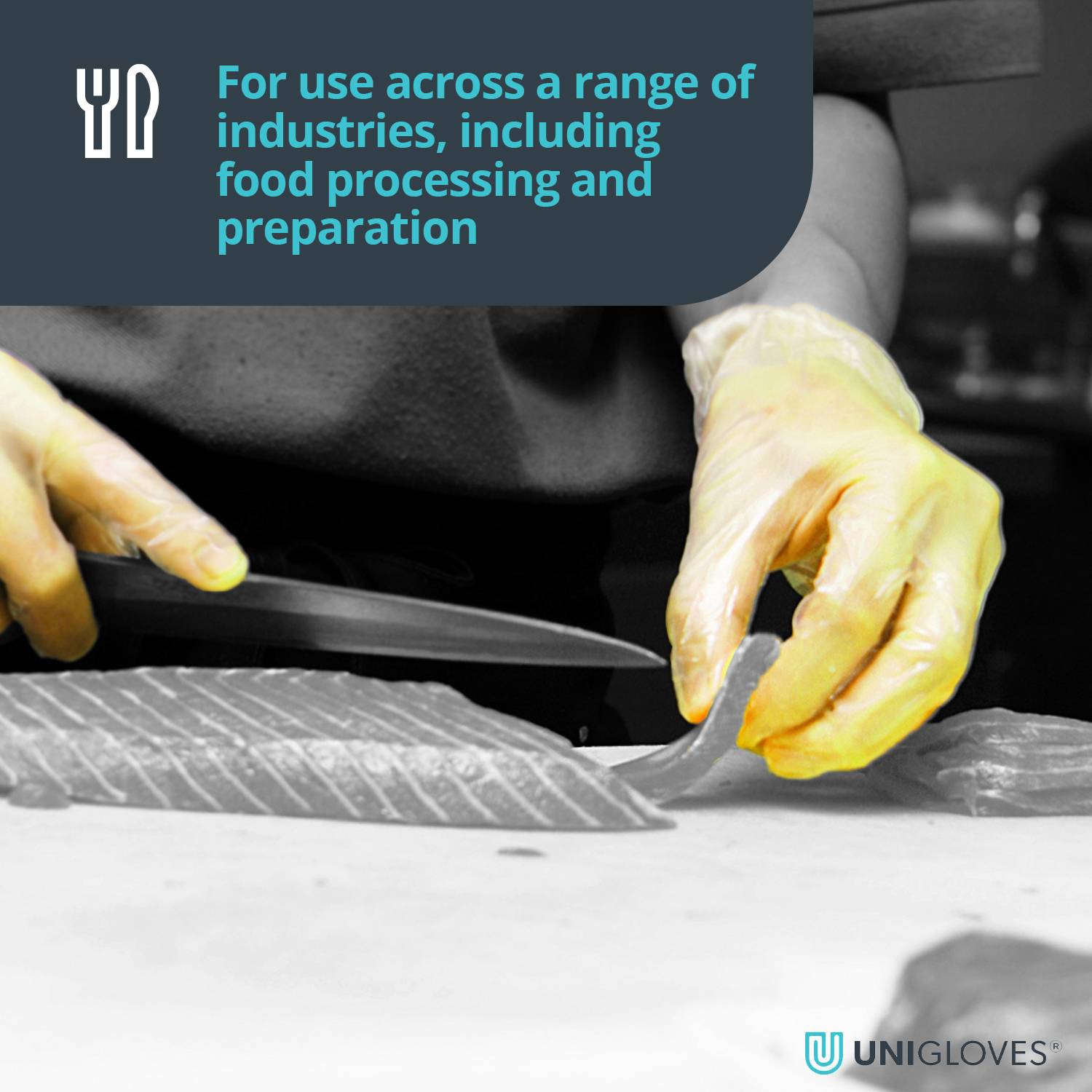 Unicare Yellow vinyl examination gloves Box of 100 - UKMEDI - UK MEDICAL SUPPLIES