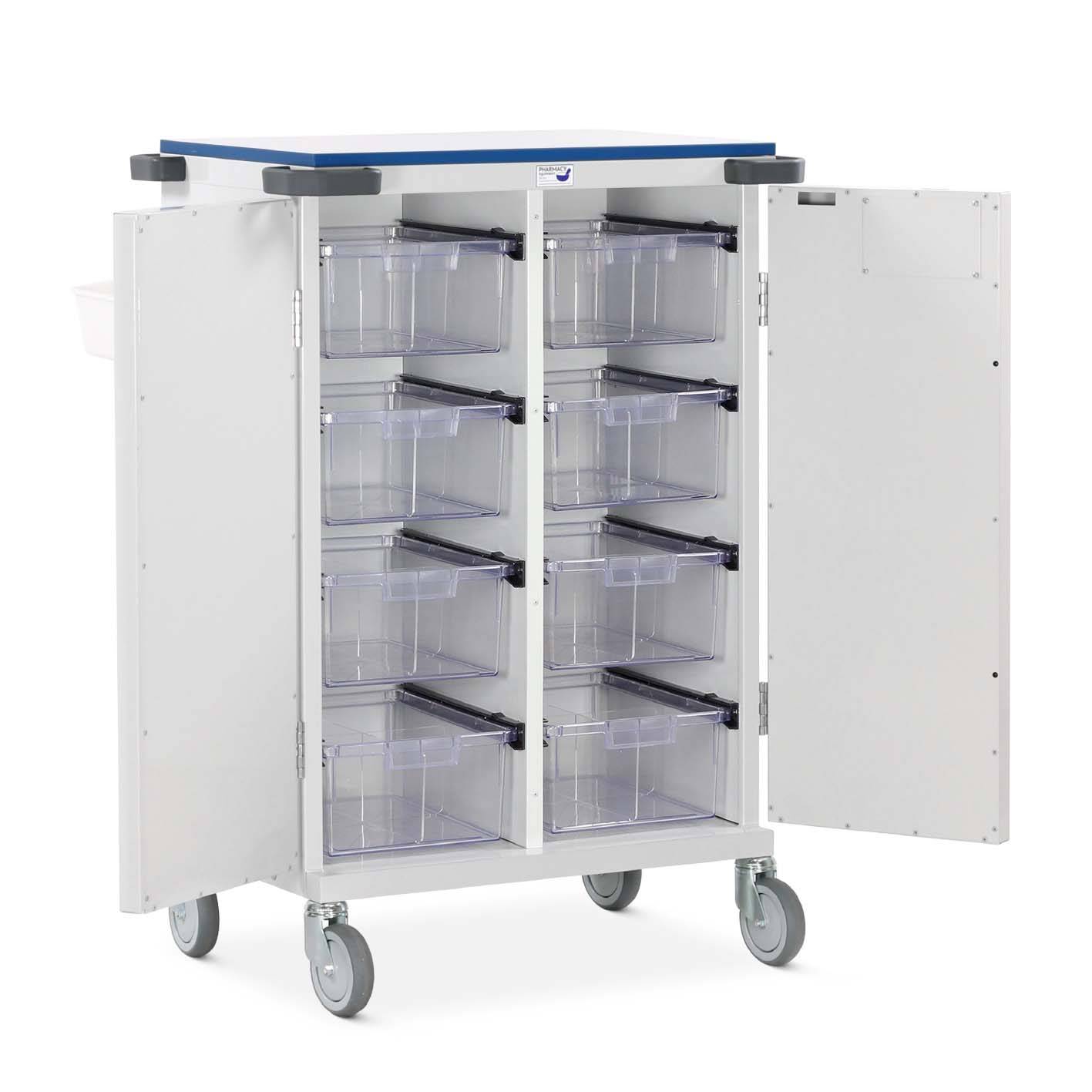 116cm Unit Dosage Double Door Trolley