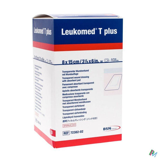 8cm x 15cm Leukomed T Plus Transparent Film Dressings