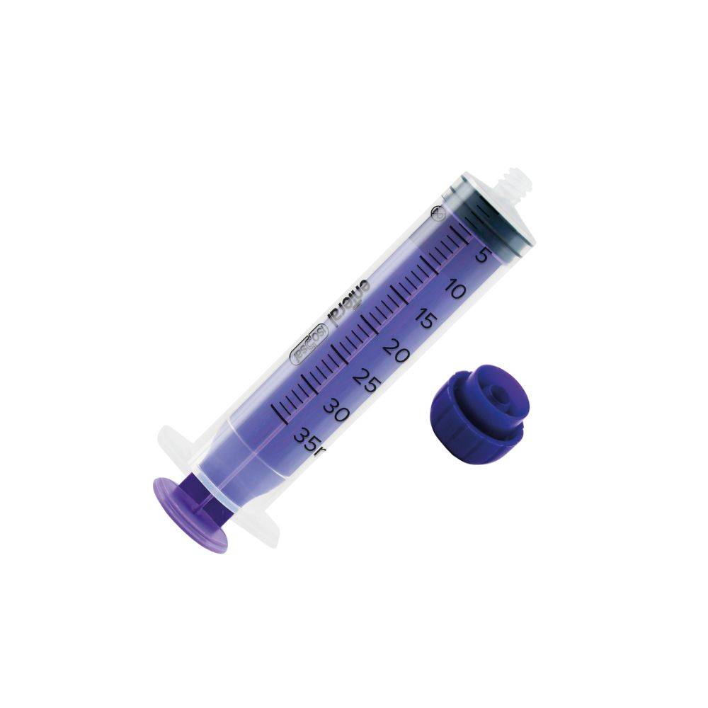 35ml ENFit Standard ISOSAF Single Use Syringe & Push Fit Cap