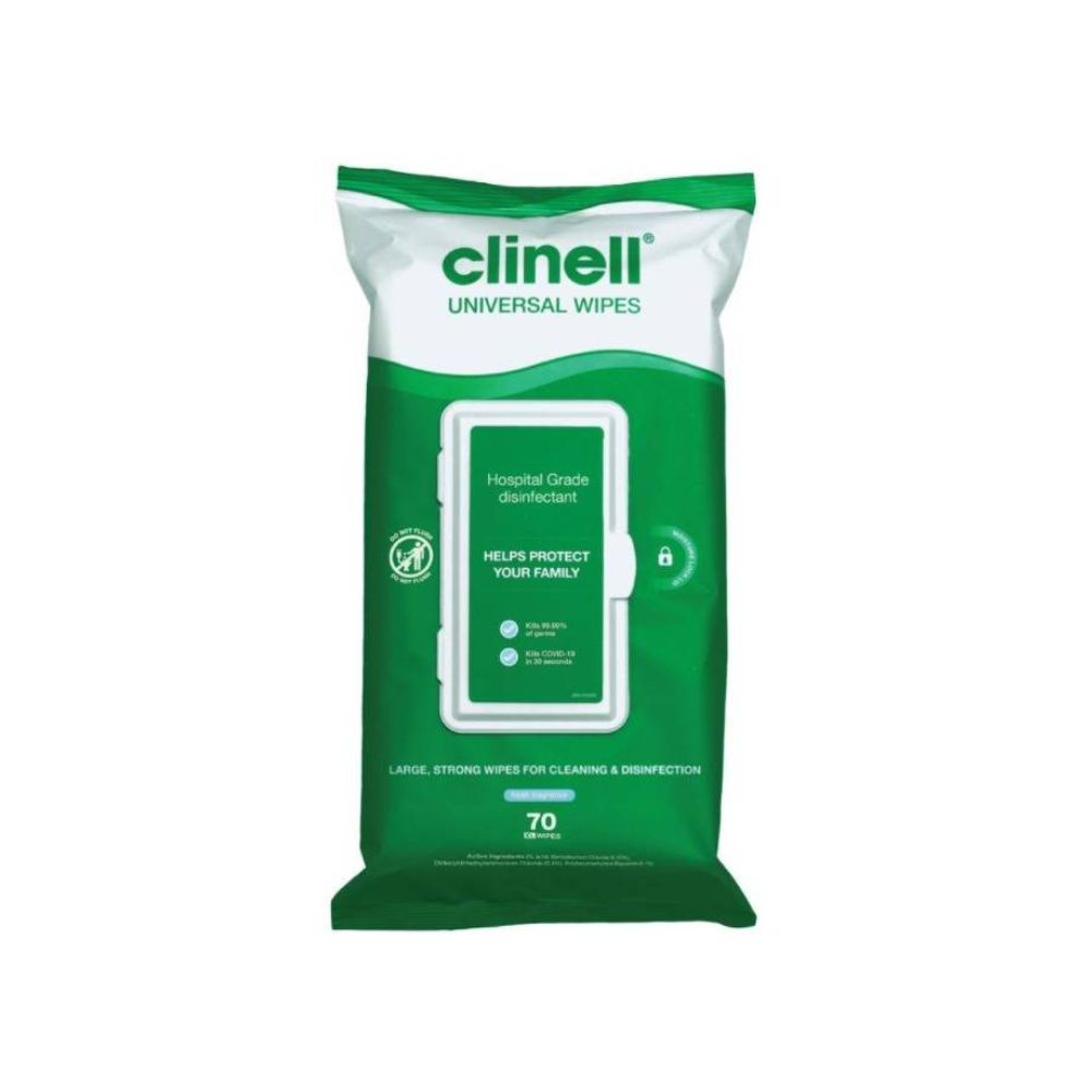 Clinell Universal Wipes Pack of 70