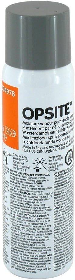 OpSite 100ml Film Dressing Spray: Convenient Wound Care Solution