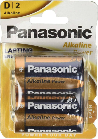 Panasonic D Cell Battery Pack of 2 - UKMEDI