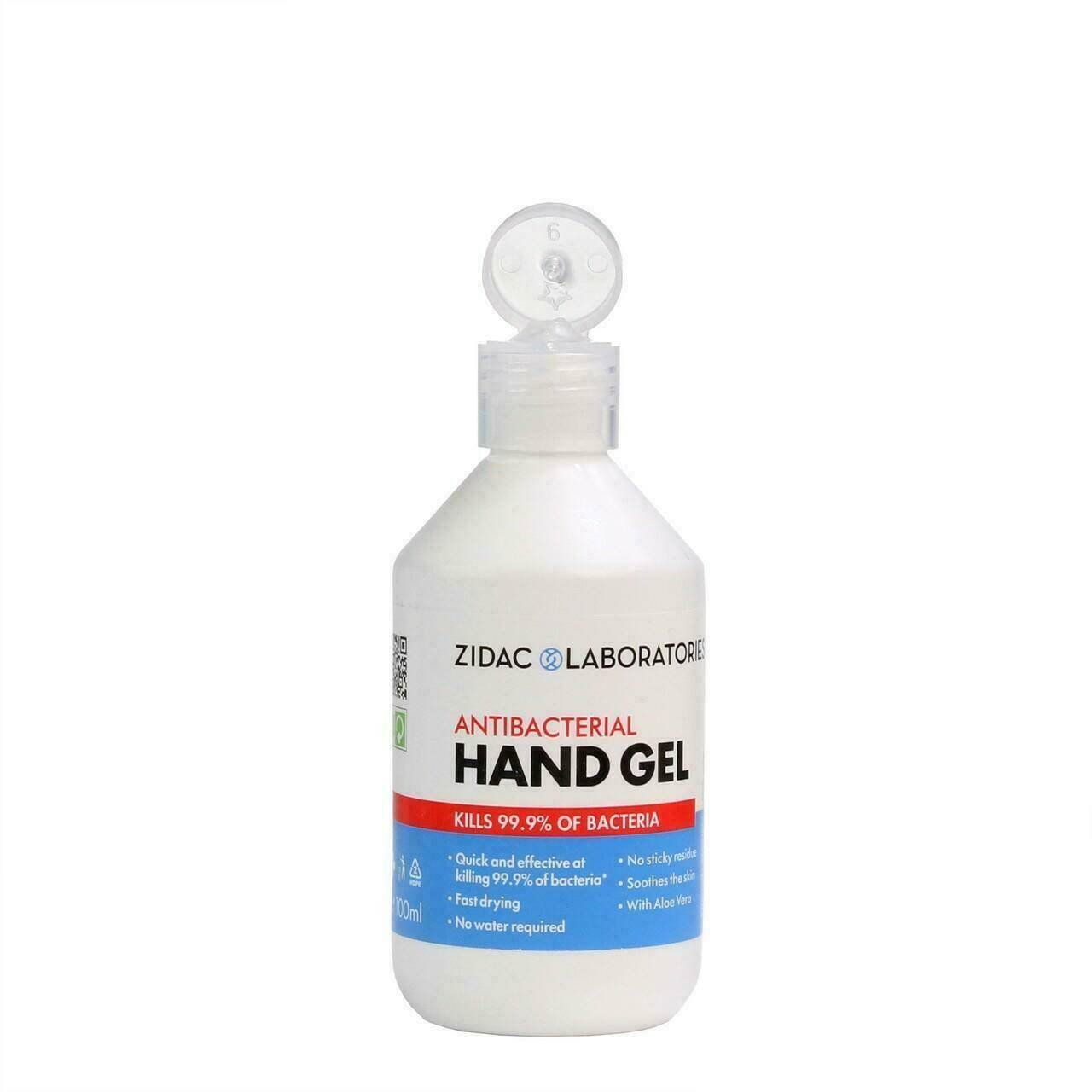 Zidac 70% Alcohol Hand Gel - 100ml Bottle