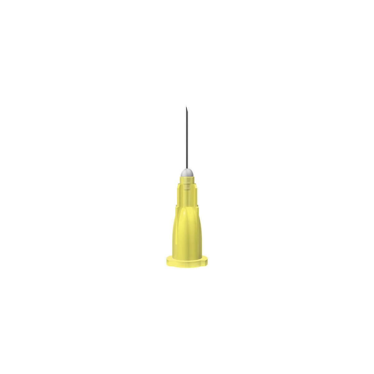 30g Yellow 0.5 Inch Unisharp Needles UY UKMEDI.CO.UK
