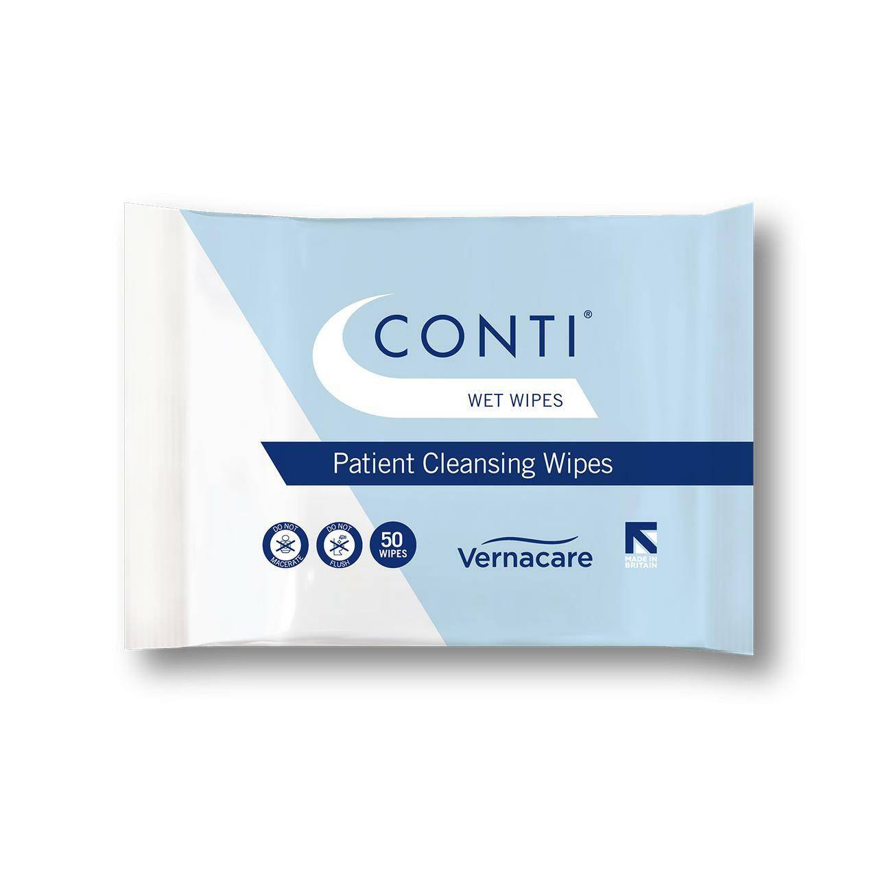 Conti Wet Wipes 29.5cm x 22cm Skin Cleansing Wipes x 50