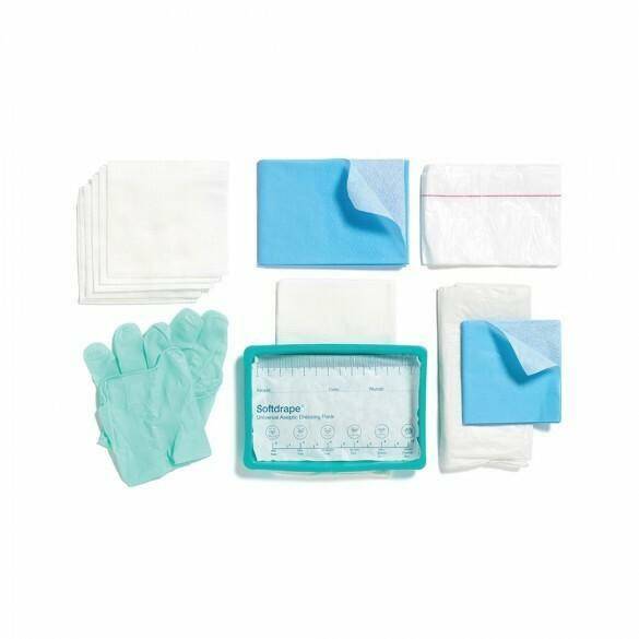 Softdrape Dressing Pack Latex Free Small Glove Single 908810 UKMEDI.CO.UK