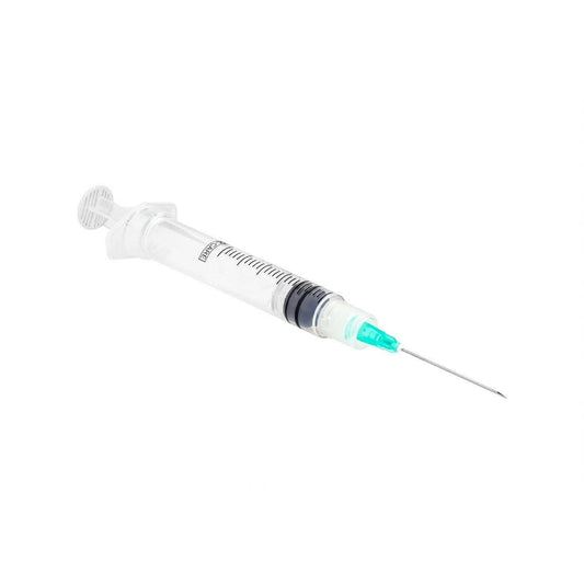 3ml 23g 1 inch Sol-Care Luer Lock Safety Syringe and Needle 100077IM UKMEDI.CO.UK