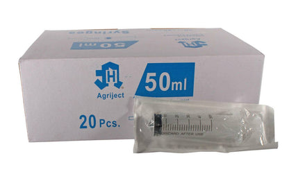 50ml Agriject Syringe Luer Slip Side Tip