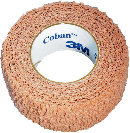 2.5cm x 4.5m 3M Coban Self-Adherent Bandage Flesh