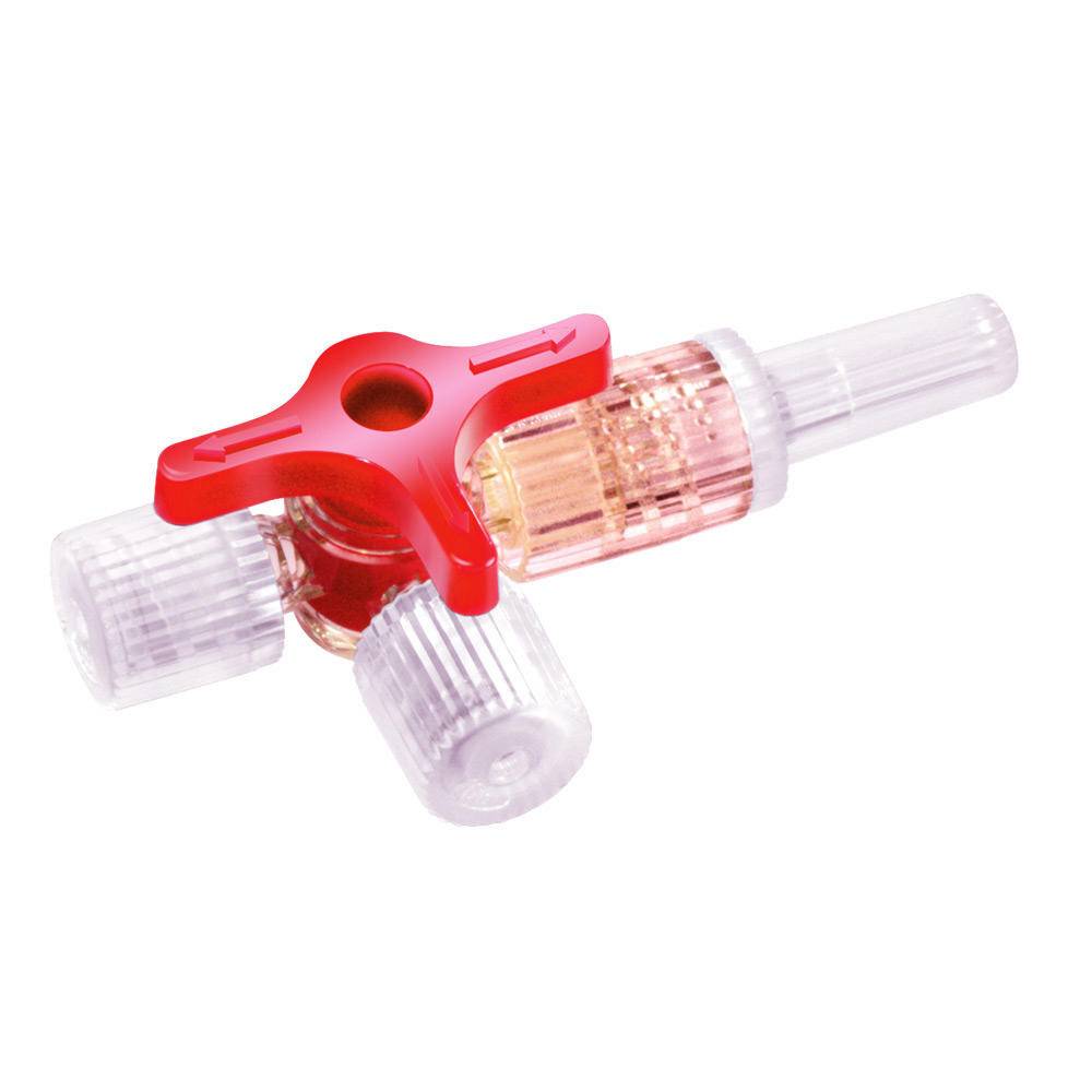 BBraun Discofix-3 Three Way Red Stopcock BBraun 4095120 UKMEDI - UK Medical Supplies