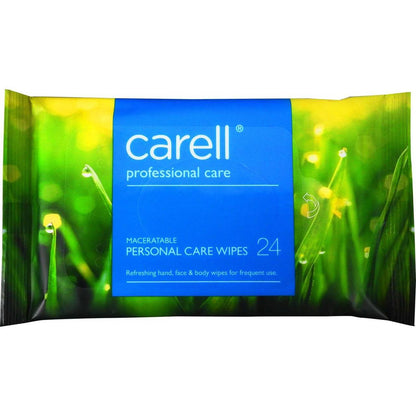 Carell - Clinell Patient Hands & Face Maceratable Wipes - Pack of 24 Wipes - CHF24 UKMEDI.CO.UK UK Medical Supplies