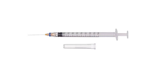 ClickZip - 1ml 23g 1 inch Safety Needle and Syringe ClickZip - UKMEDI.CO.UK UK Medical Supplies