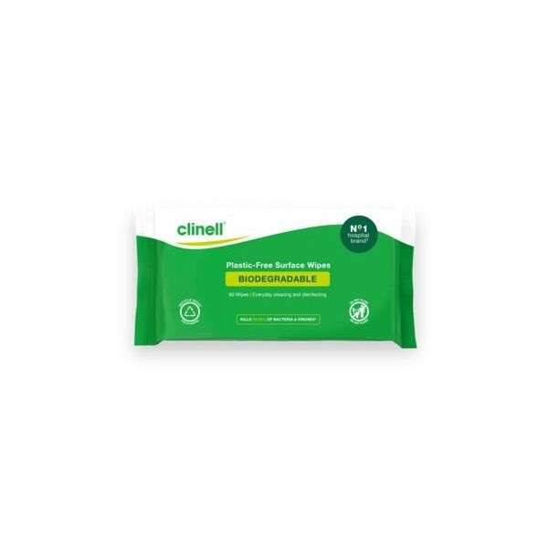 Clinell - Clinell Biodegradable Universal Wipes 60 Pack - BCW60PFC UKMEDI.CO.UK UK Medical Supplies