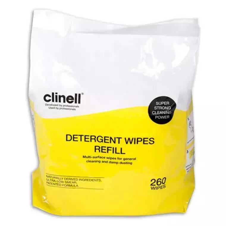 Clinell - Clinell Detergent Wipes Refill Pack of 260 - CDB260R UKMEDI.CO.UK UK Medical Supplies