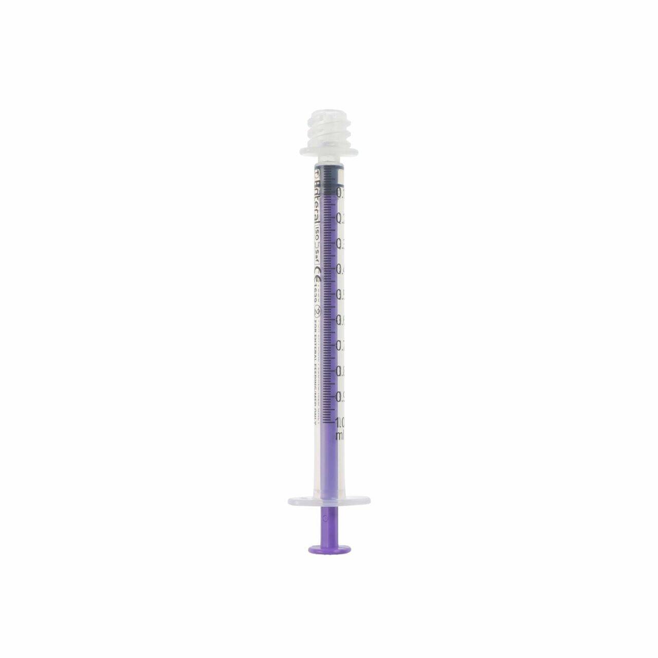 1ml ENFIT Low Dose Enteral Syringes ISOSAF Single Use