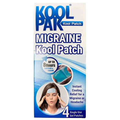 Koolpak - Koolpak Migraine Cooling Patch 4 Pack - MIGR48 UKMEDI.CO.UK UK Medical Supplies