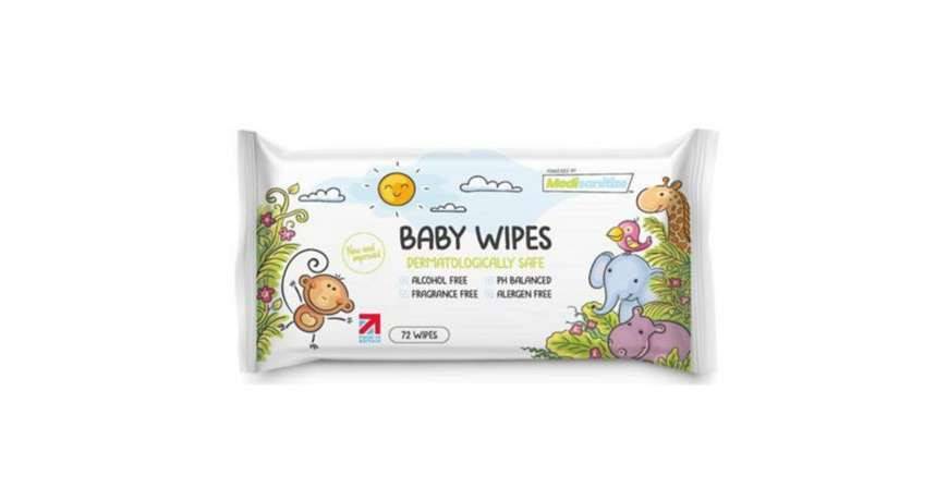 Medisanitize - Medisanitize Baby Wipes Pack of 72 - MSBW72 UKMEDI.CO.UK UK Medical Supplies