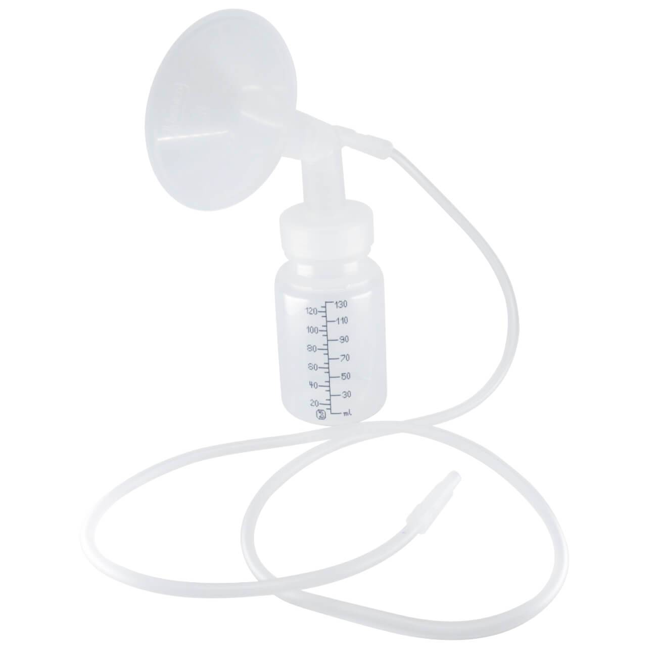 Sterile Breast Milk Single-Use Collection Kit 24mm Shield 130ml Bottle with 100cm Tubing