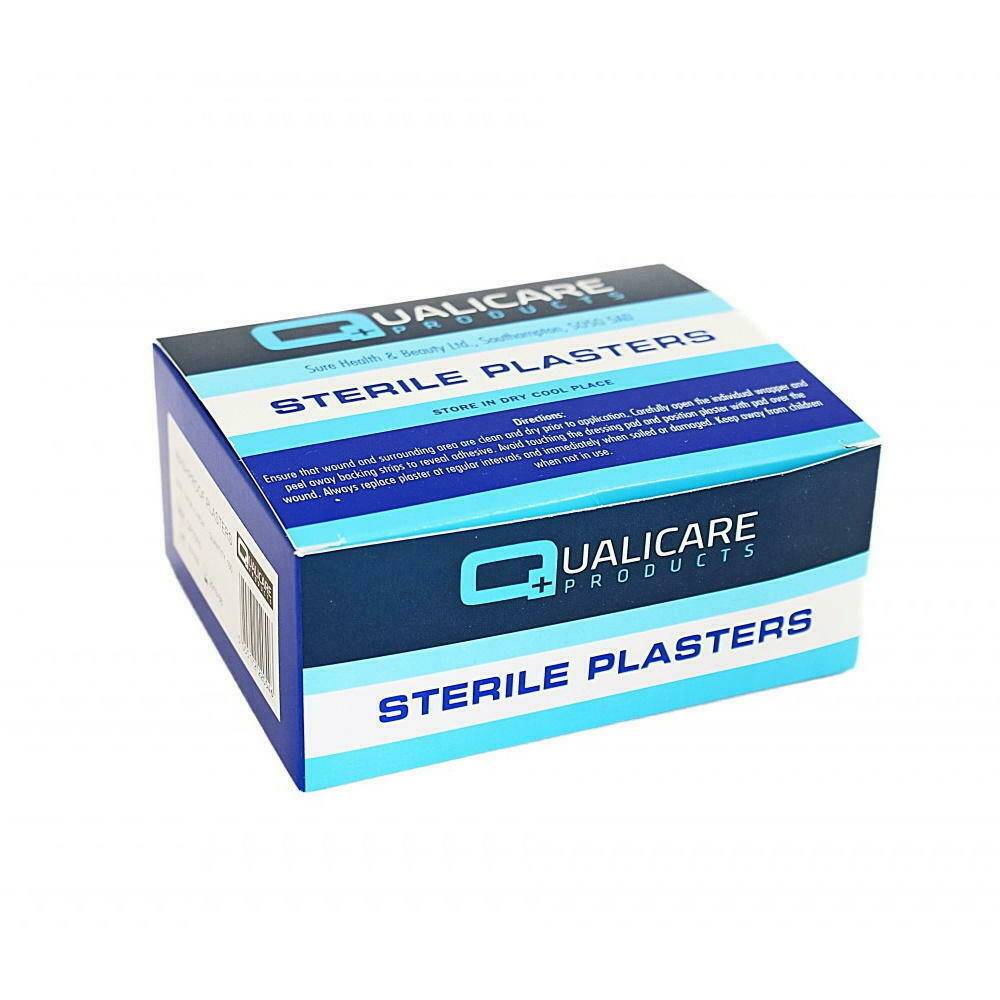 Sterile Blue Detectable Plasters For the Fingertip 7.6cm  x 4.5cm x 50