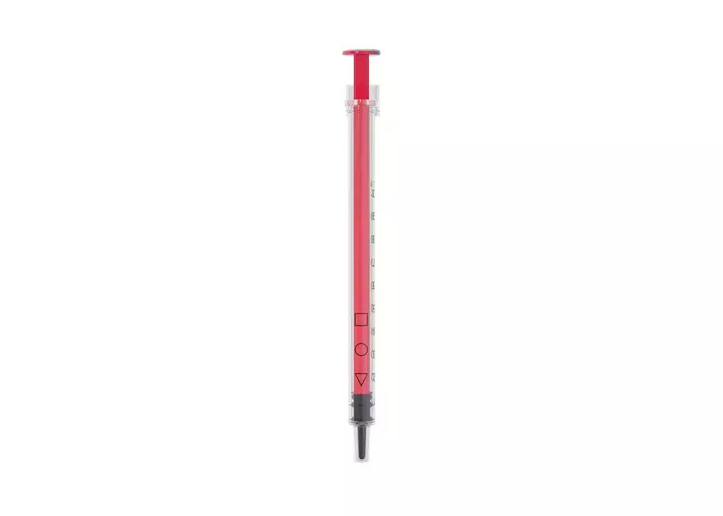 Reduced Dead Space - 1ml Acuject Low Dead Space Syringes Red - OMACLDS1R UKMEDI.CO.UK UK Medical Supplies