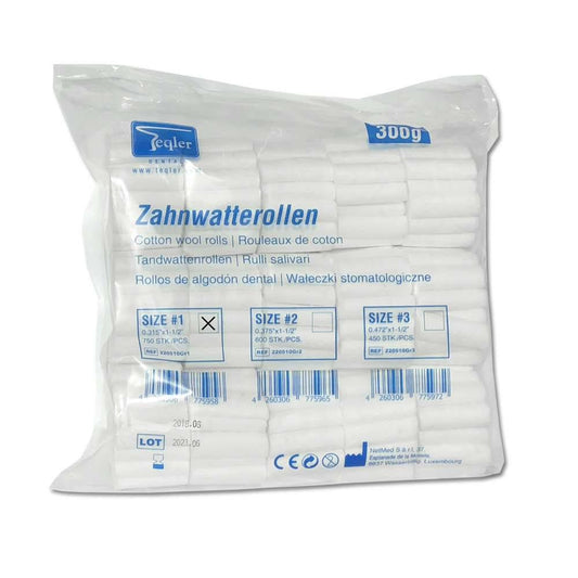 0.8 cm Dental Cotton Rolls Pack of 750