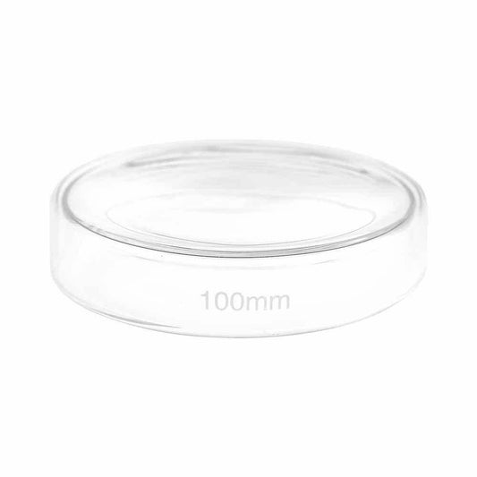 100mm Glass Petri Dish Teqler - UKMEDI