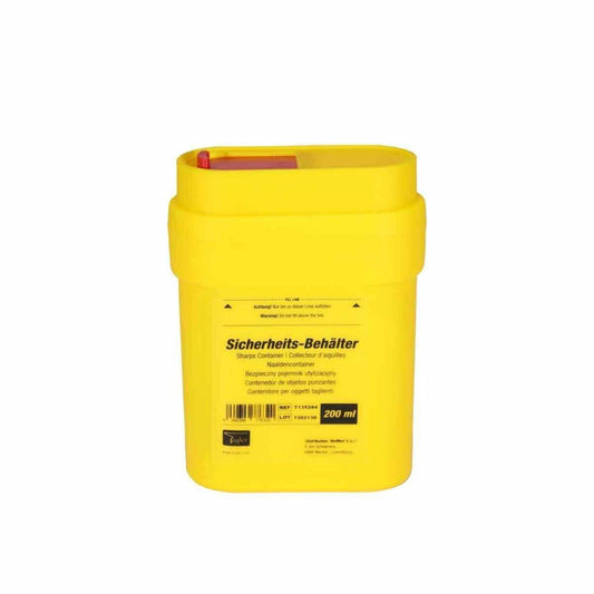 Teqler Sharps Container 200 ml T135284 UKMEDI.CO.UK