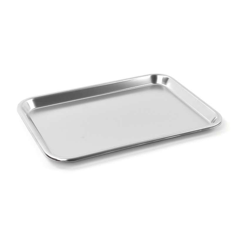 Stainless Steel Instrument Tray 39 x 27.5 x 1.9cm Teqler